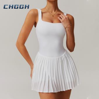 Built-in Shorts Pocket Fitness Skirt for Running & Yoga