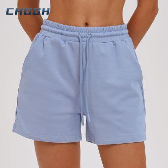Women drawstring waist shorts